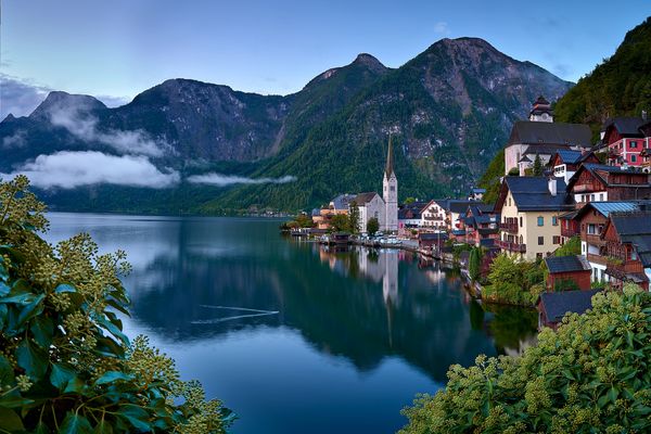 "Morning Calm in Hallstatt"