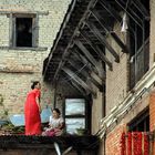 Morning chat on the roof top