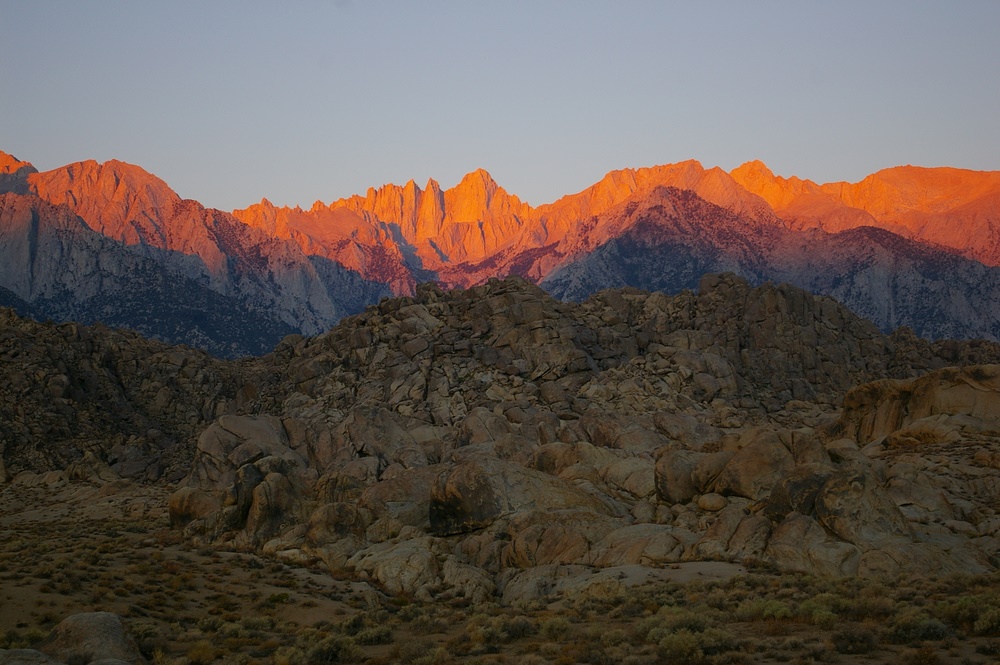 Morning Glory over Mount Whitney