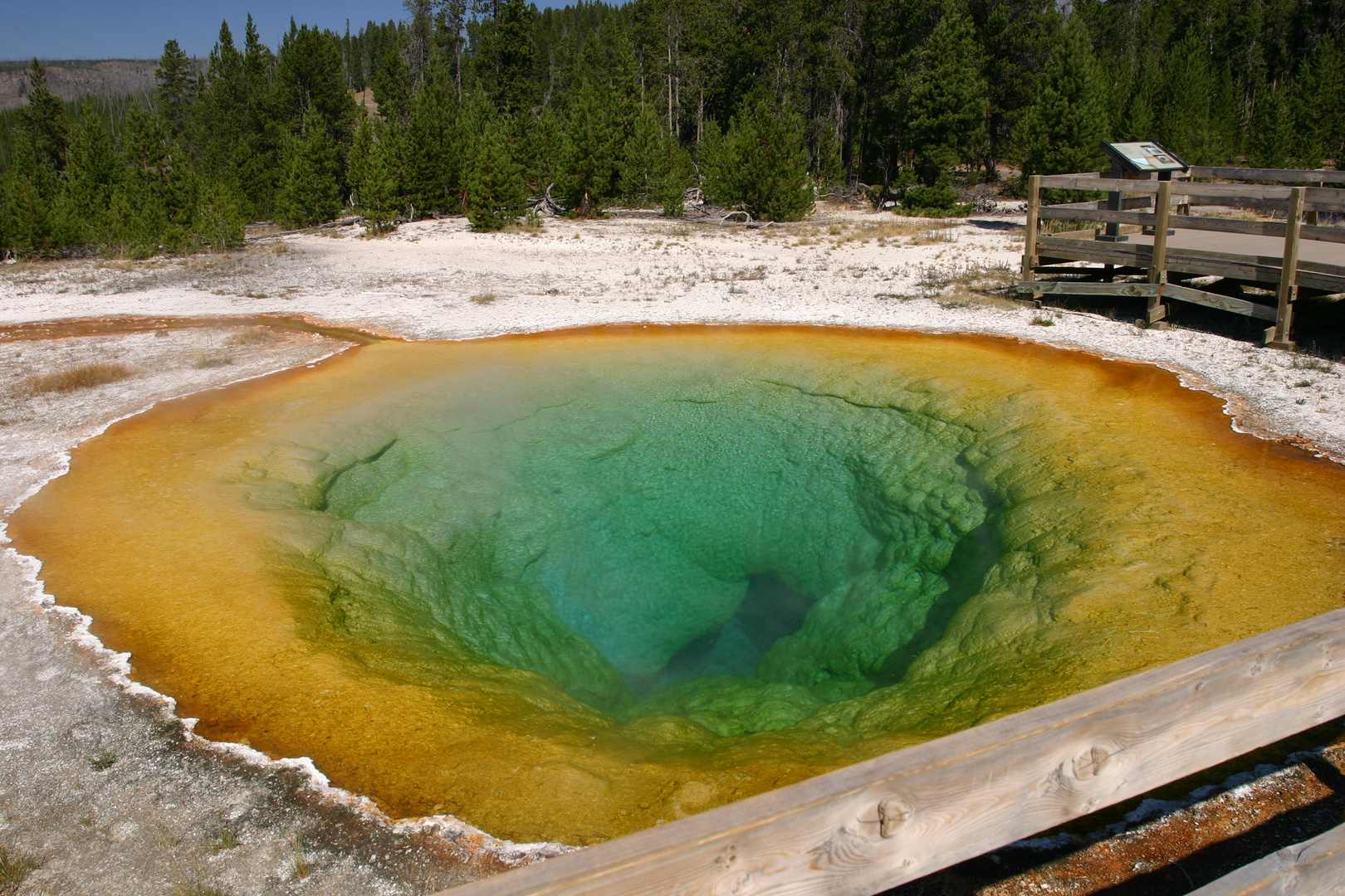 Morning glory pool