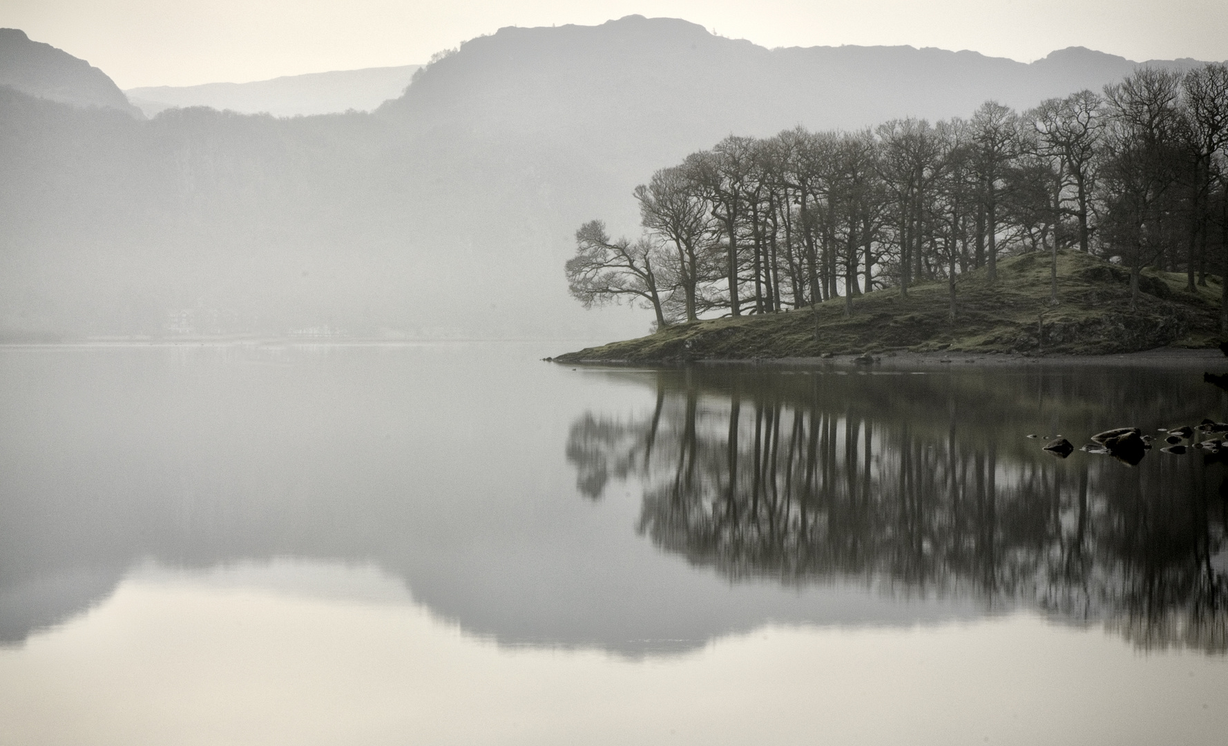 Morning has broken over Derwent Water