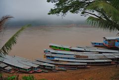 Morning idyll at the Mekong river