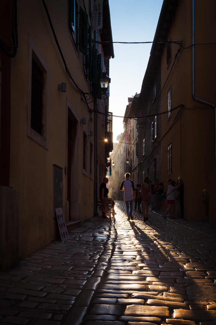  morning in Rovinj old center