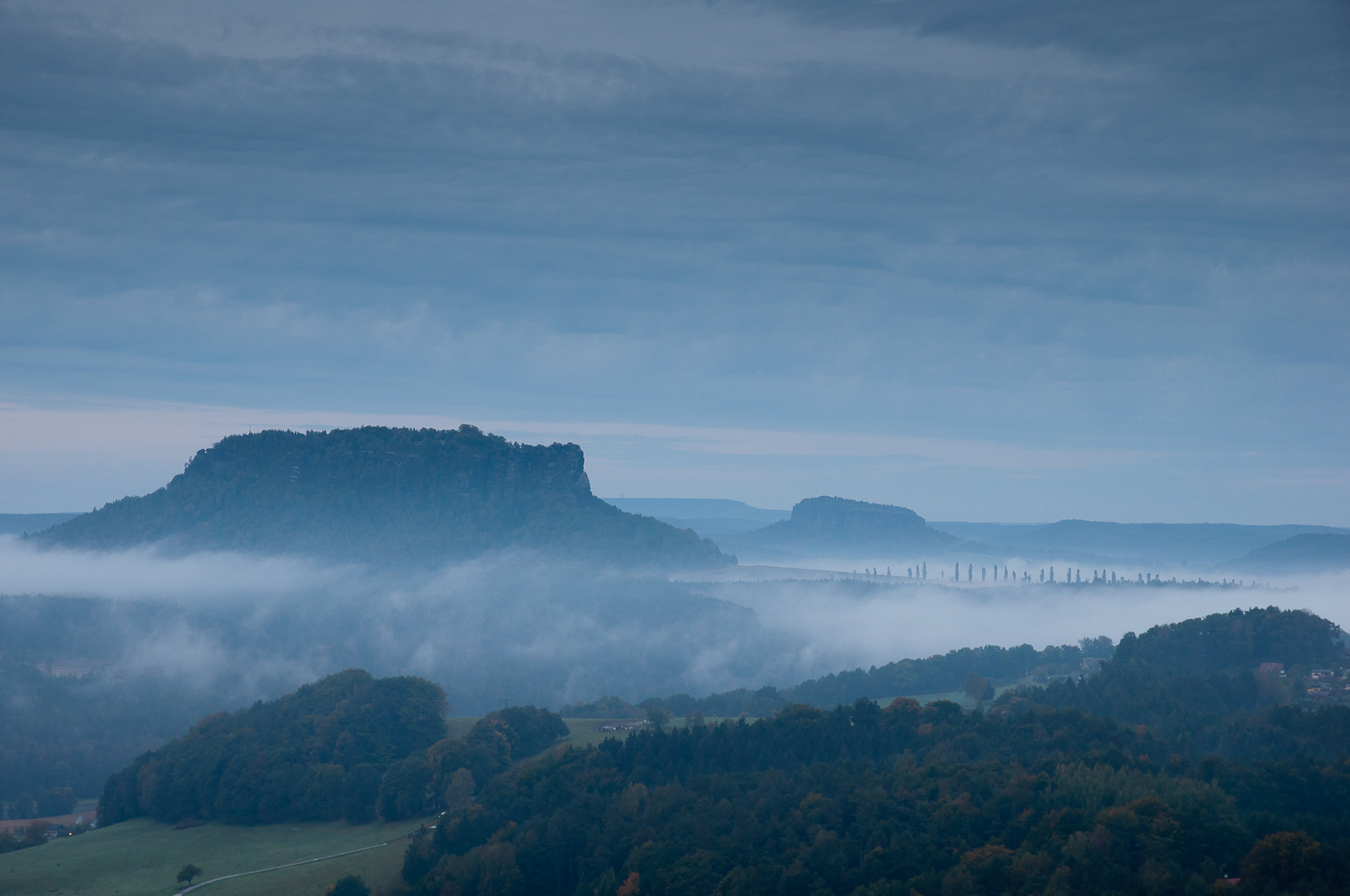 Morning in the Saxony Swiss