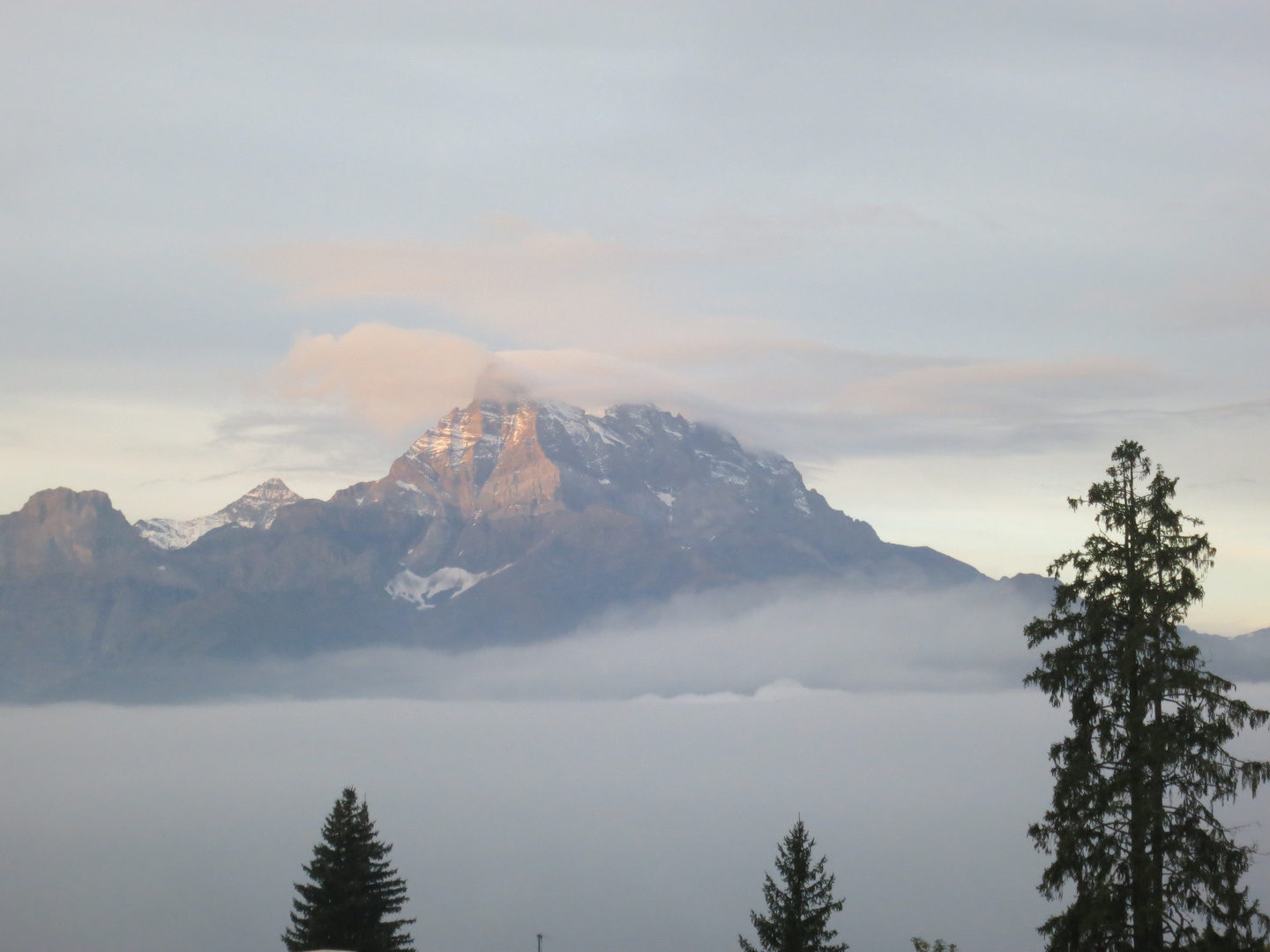 Morning in the Swiss Alps