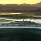 morning in val d`Orcia