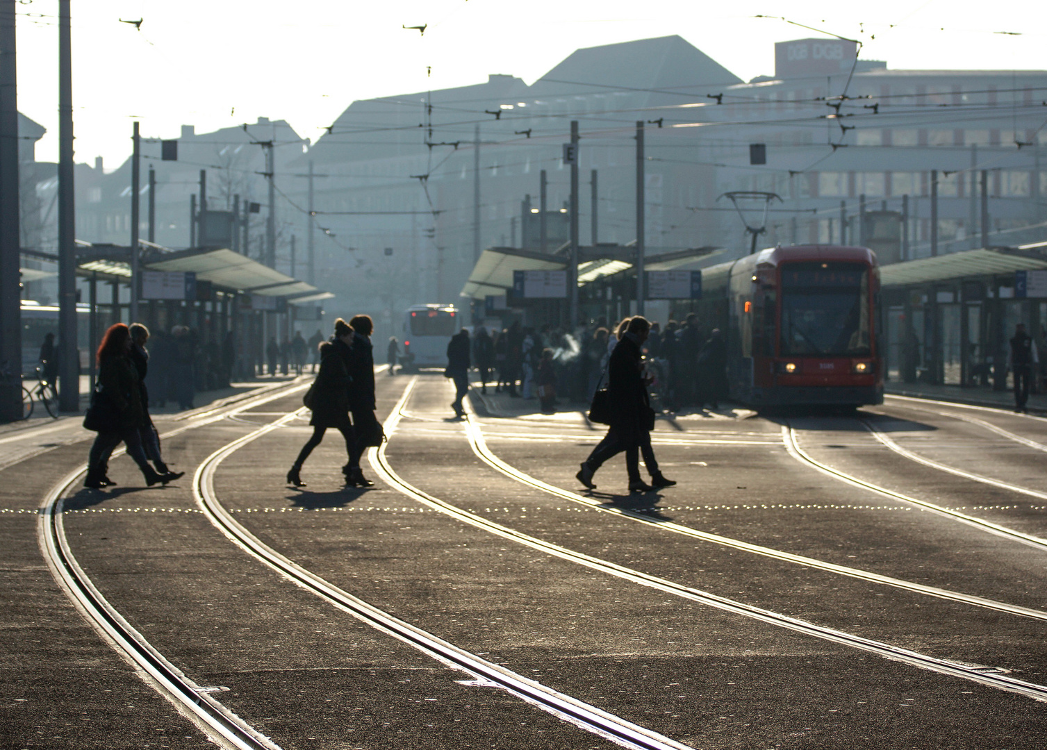 morning march to work