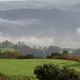 Morning mist over Pennal in Wales, November 2010