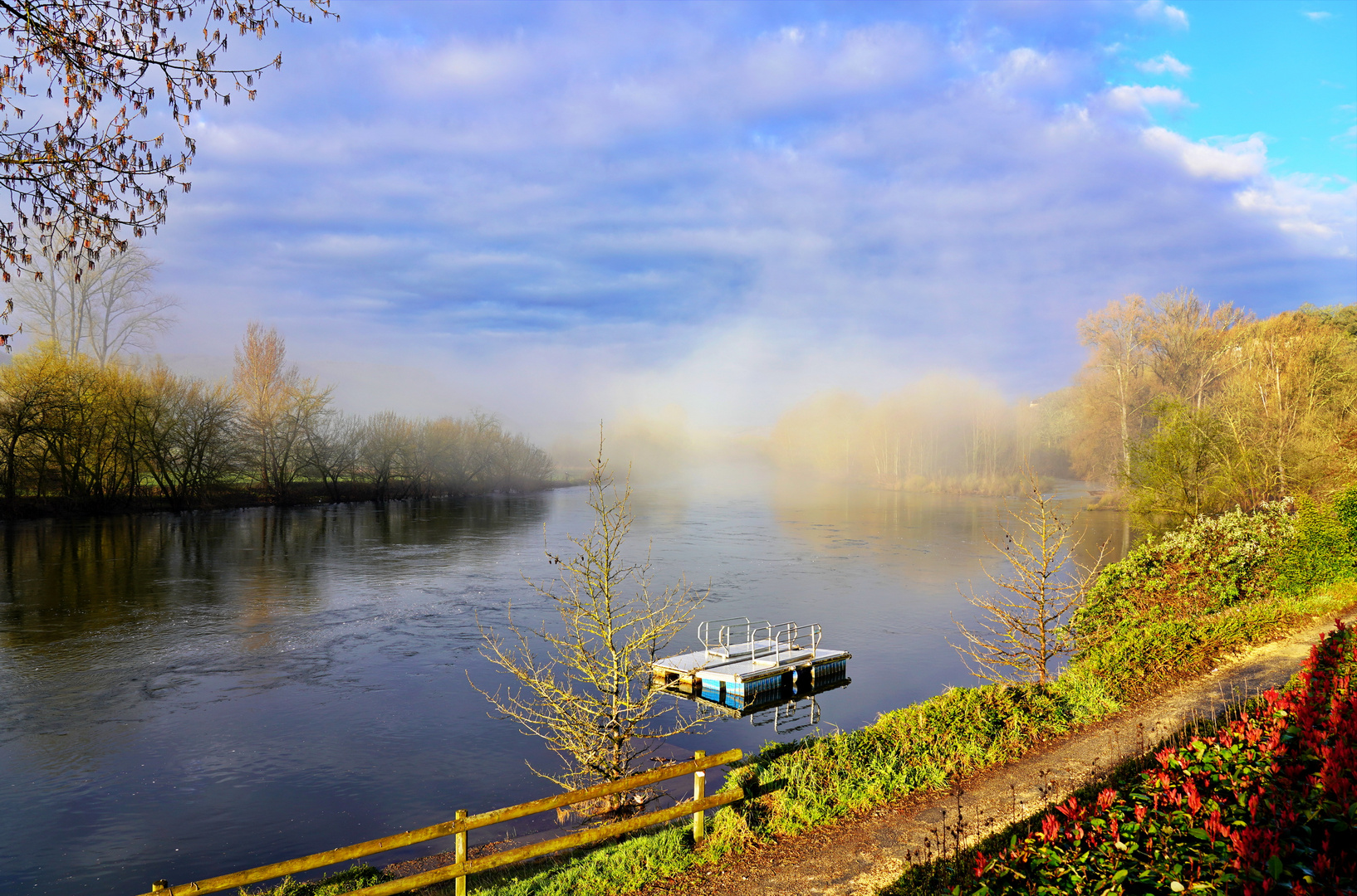 Morning Mist over the Dordogne