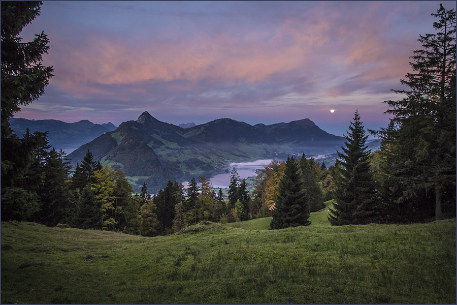 Morning Mystery over the Rigi, Switzerland