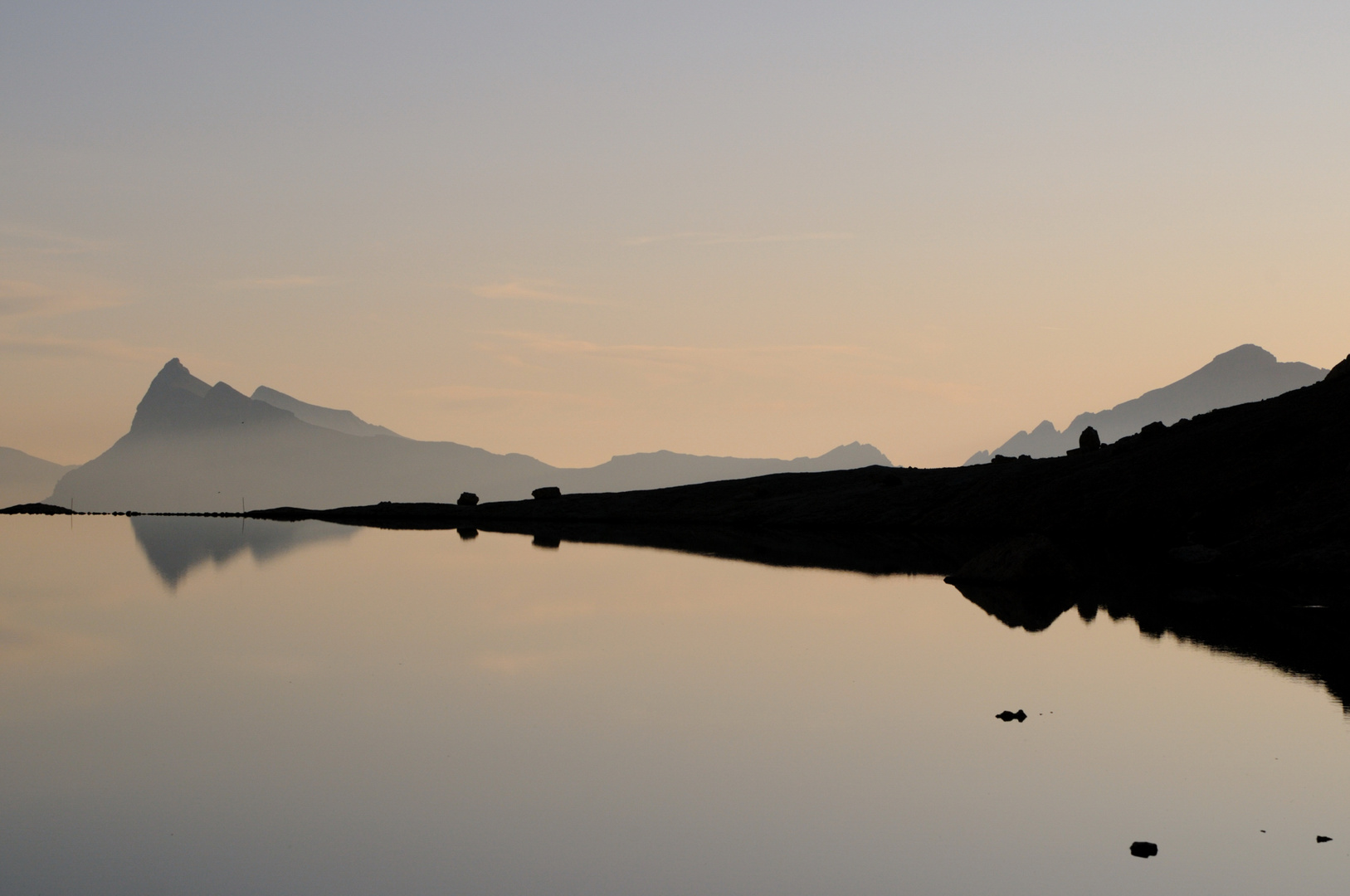 Morning on Lago Pisciadu