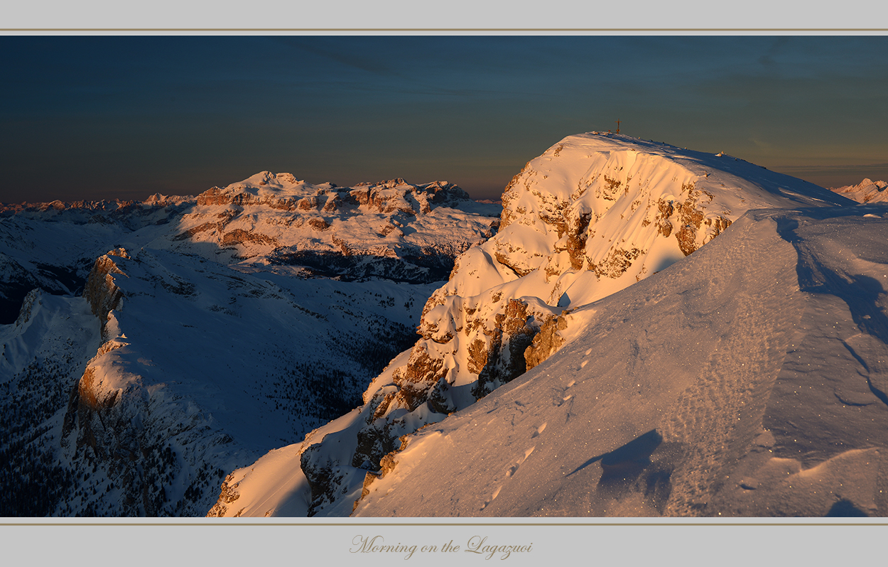 Morning on the Lagazuoi