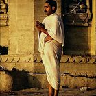 Morning prayer at the ghat of Varanasi