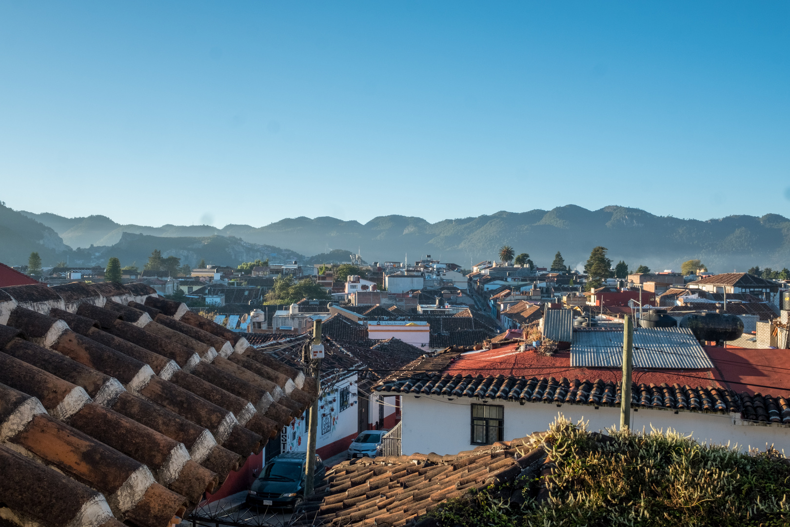 Morning view in Chiapas