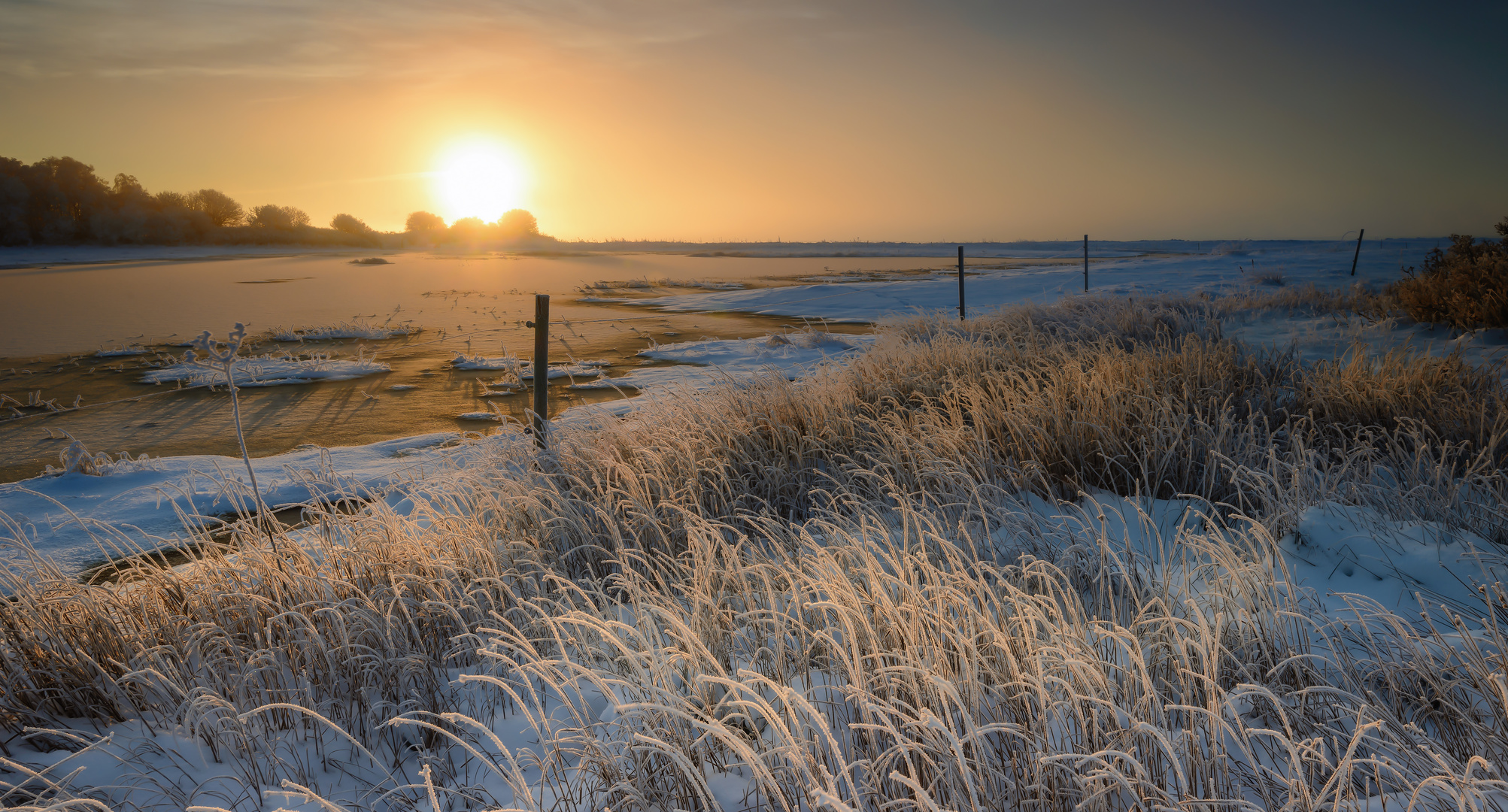 Morning winter light