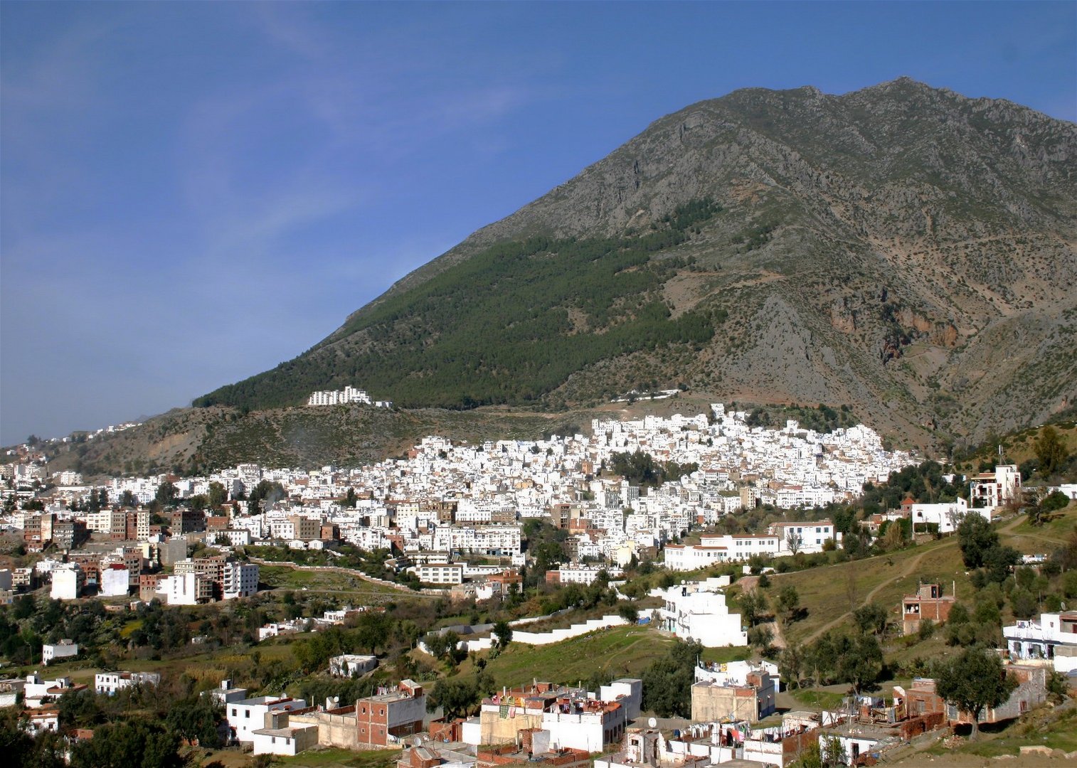 MOROCCO-CHEFCHAOUEN-PANORAMIQUE