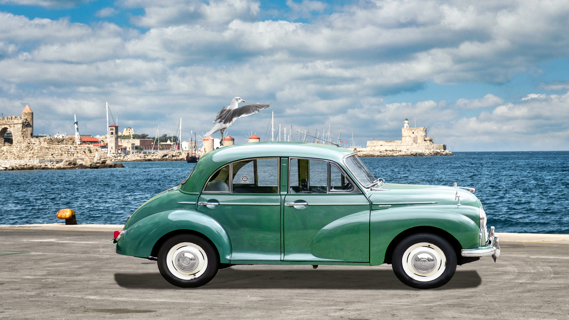 Morris Minor auf Rhodos