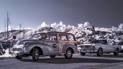 MORRIS MINOR WOODY 1000 and MUSTANG infrared