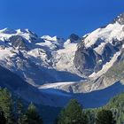 Morteratschgletscher im Morgenlicht