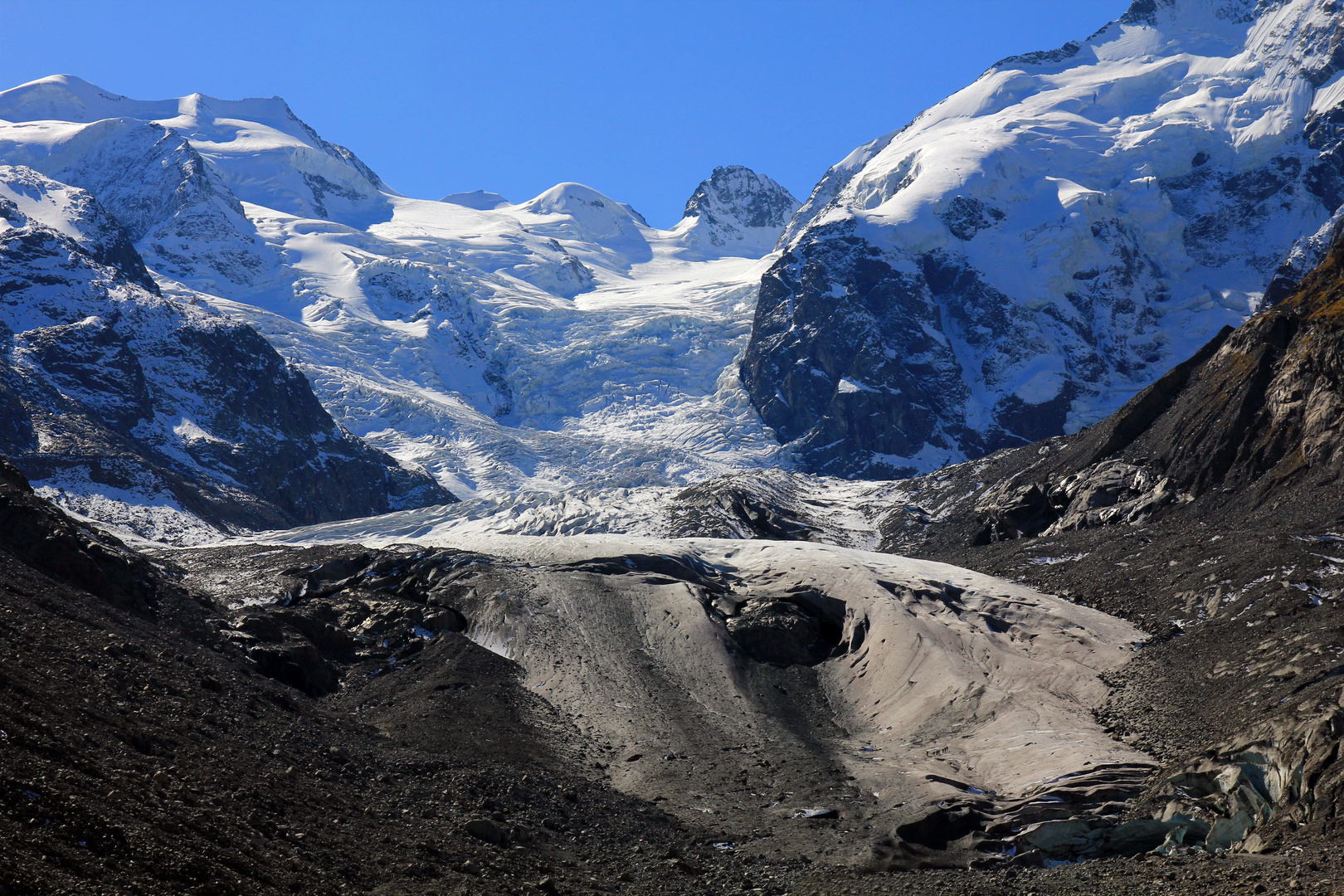 Morteratschgletscher im Schweizer Kanton Graubünden