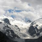 Morteratschgletscher in Graubünden in der Schweiz