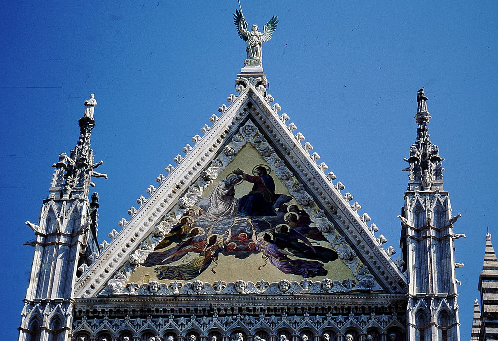 MOSAICO DELLA FACCIATA DEL DUOMO DI SIENA