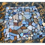 Mosaik am Strand