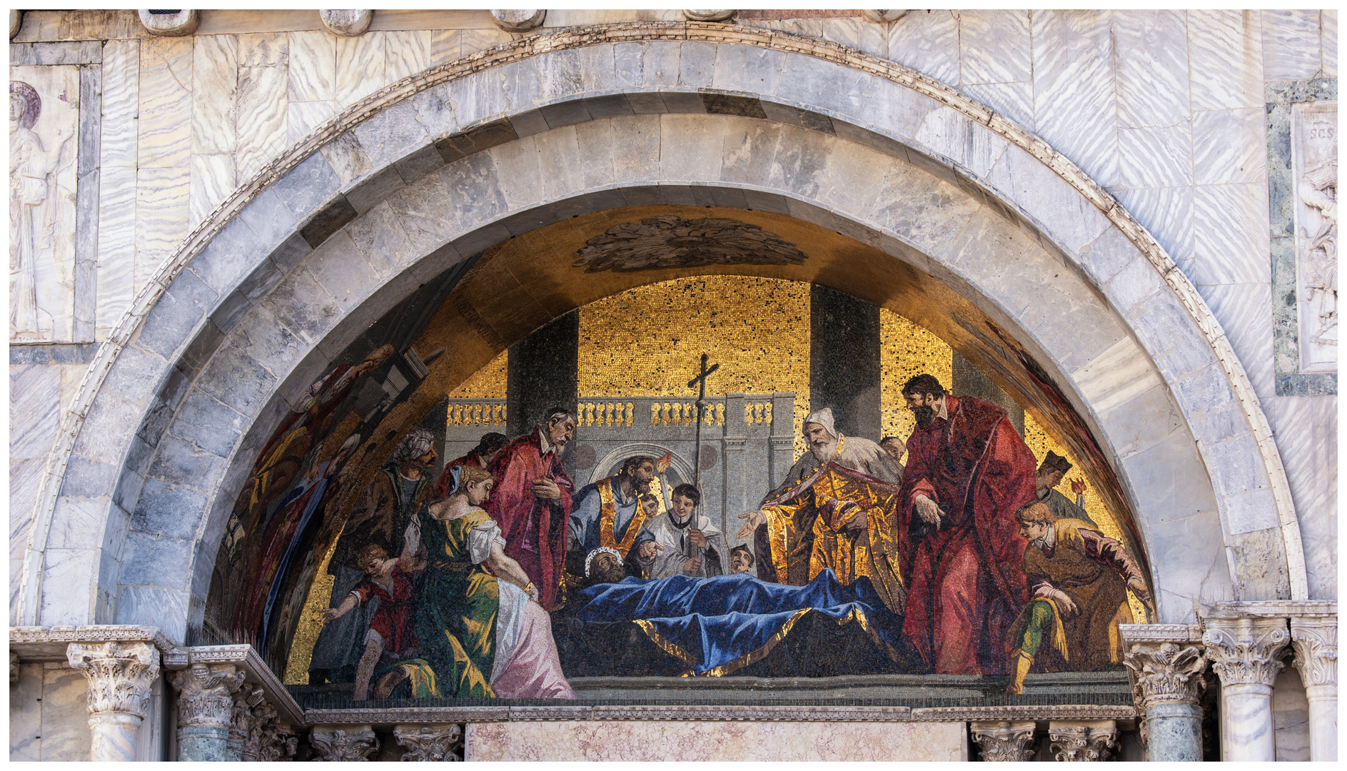 Mosaik an der Basilica di San Marco (2)