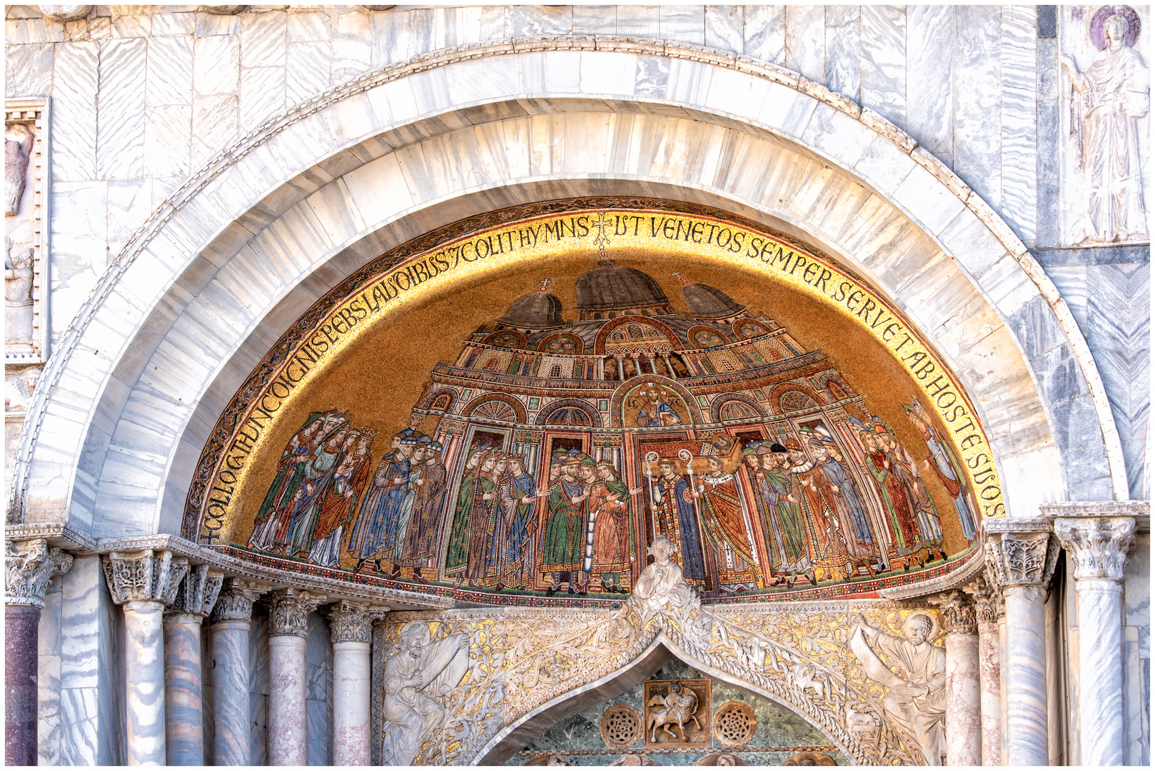 Mosaik an der Basilica di San Marco (3)
