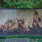 Mosaik auf einen Grab auf Melaten
