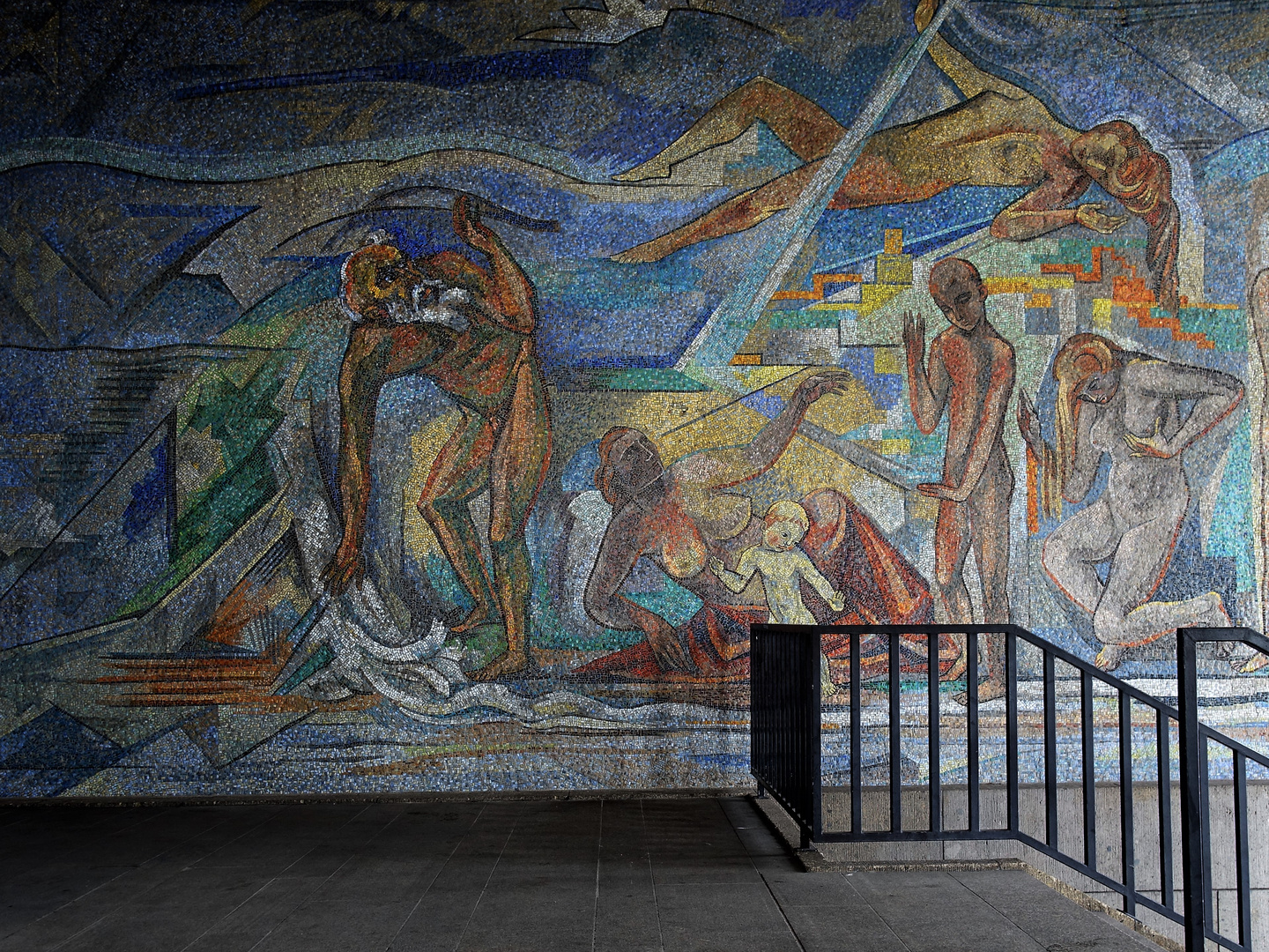 Mosaik bei der Tonhalle Düsseldorf