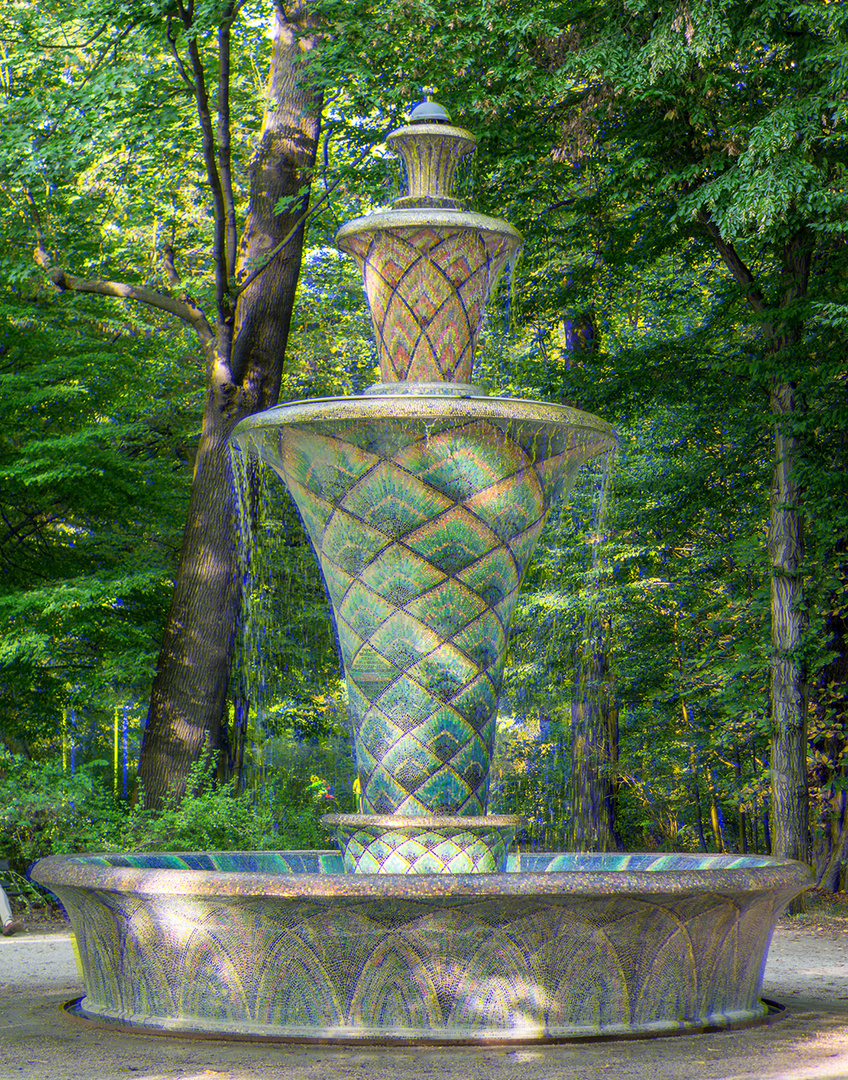 Mosaik Brunnen in Dresden!