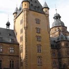 Mosaik dicker Schlossturm vom Schloss Aschaffenburg