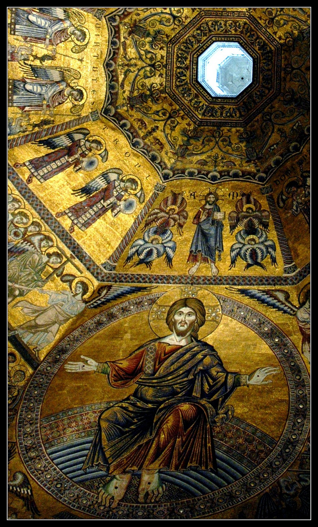 Mosaik im Baptisterium in Florenz