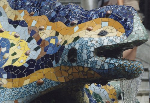 Mosaik Salamander