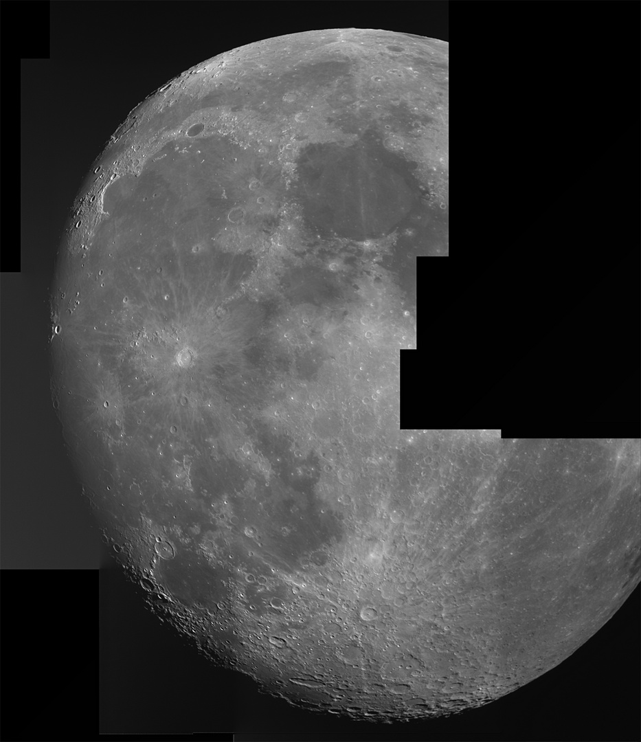 Mosaik vom zunehmenden Mond 07.05.2017