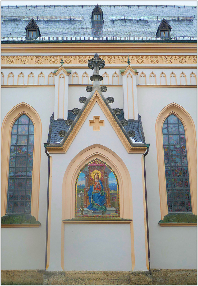 Mosaikbild der Heiligen Maria