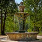 Mosaikbrunnen im Spätsommer