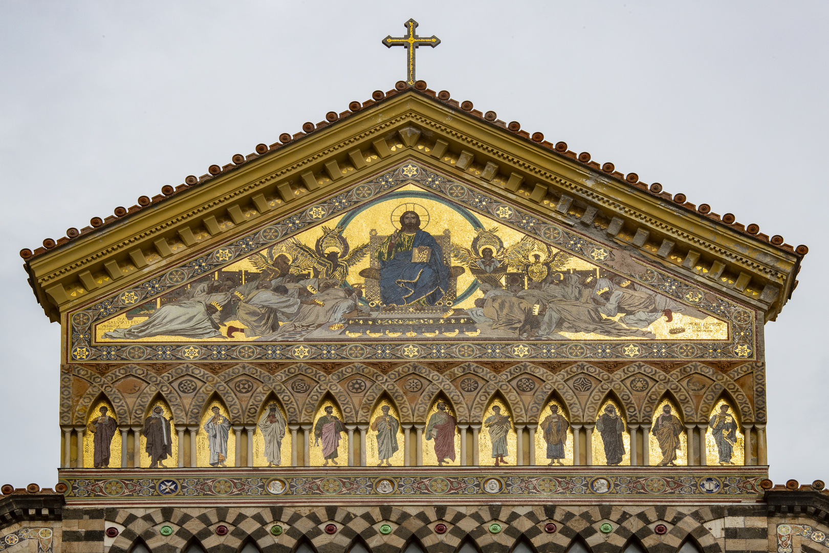 Mosaikfassade des Doms von Amalfi