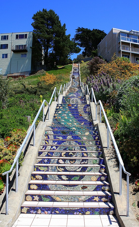 Mosaiktreppe: Moraga Steps