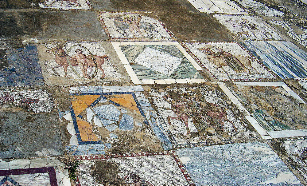 Mosaïque des chevaux - Carthage - fin du IVème siècle