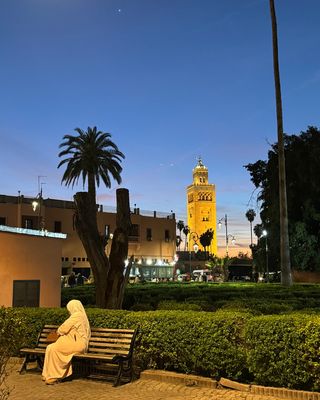Moschee am Djamaa el - Fna