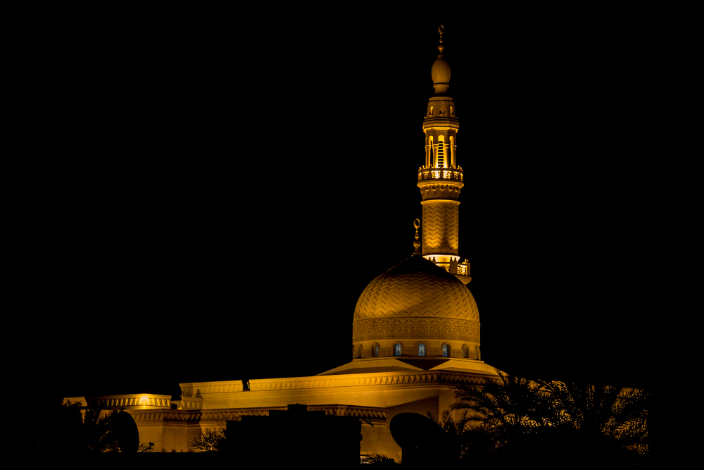 Moschee bei Nacht