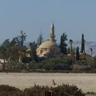 Moschee Hala Sultan Tekke -  Blickfang am Südwestrand des Salzsees bei Larnaka. 