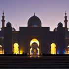 Moschee im Abendlicht