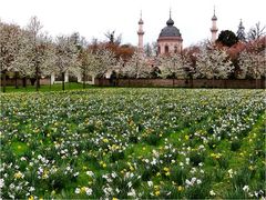 Moschee im Blütenkleid