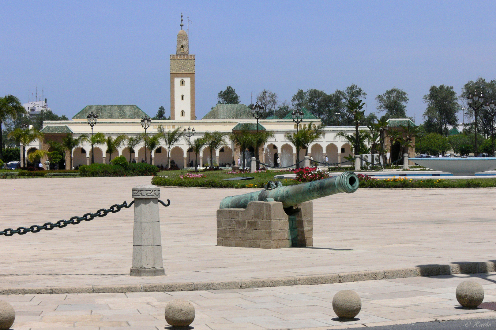 Moschee im Gelände des Königspalasts in Rabat