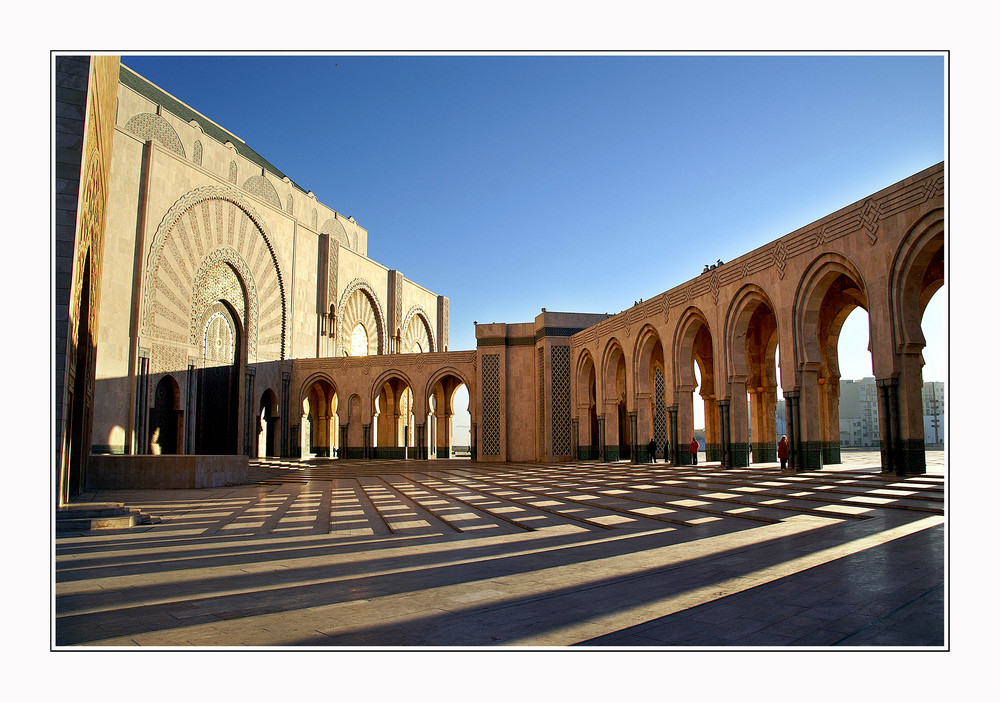 Moschee im Morgenlicht