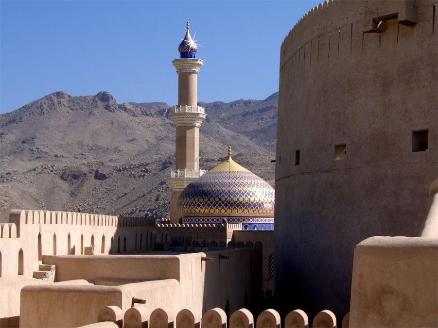 Moschee im Sonnenlicht