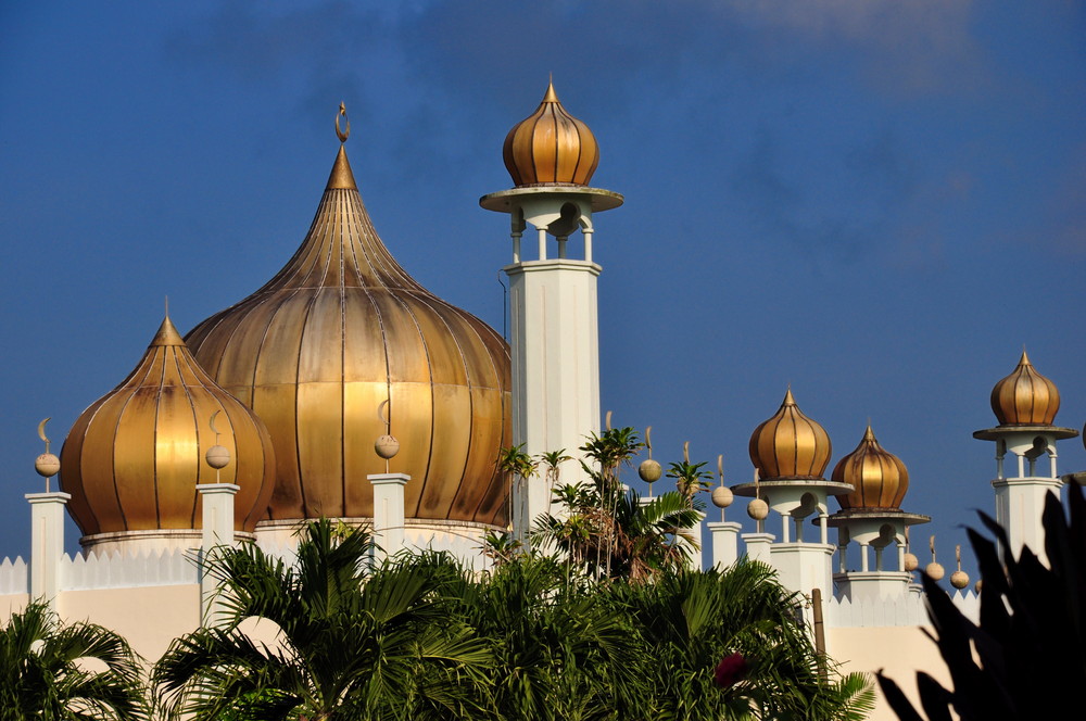 Moschee in der Morgensonne